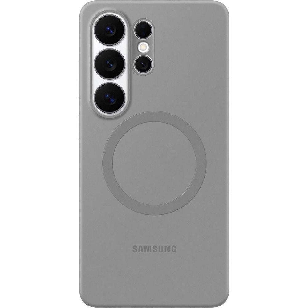 Handyhülle für Galaxy S26 Ultra, Samsung Silicone Magnet Case mit MagSafe, Grau