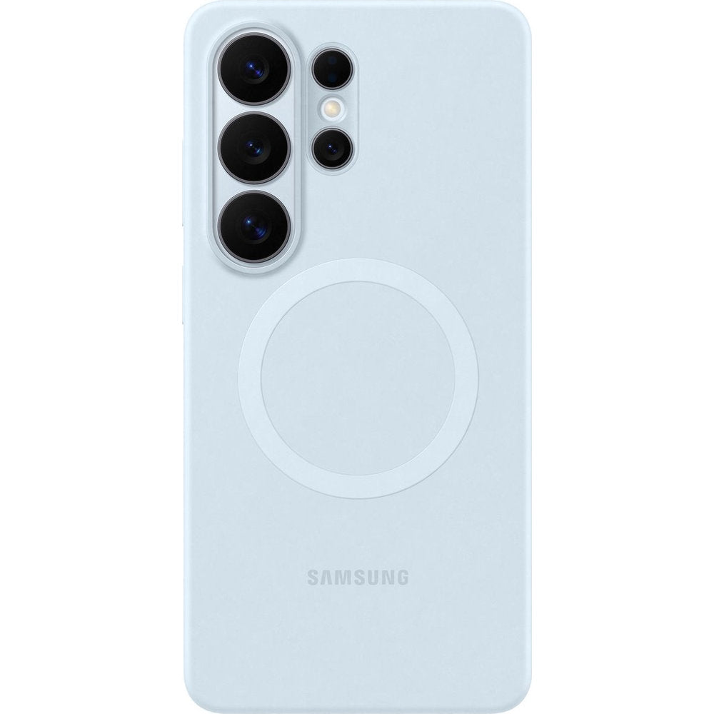 Handyhülle für Galaxy S26 Ultra, Samsung Silicone Magnet Case mit MagSafe, hellblau