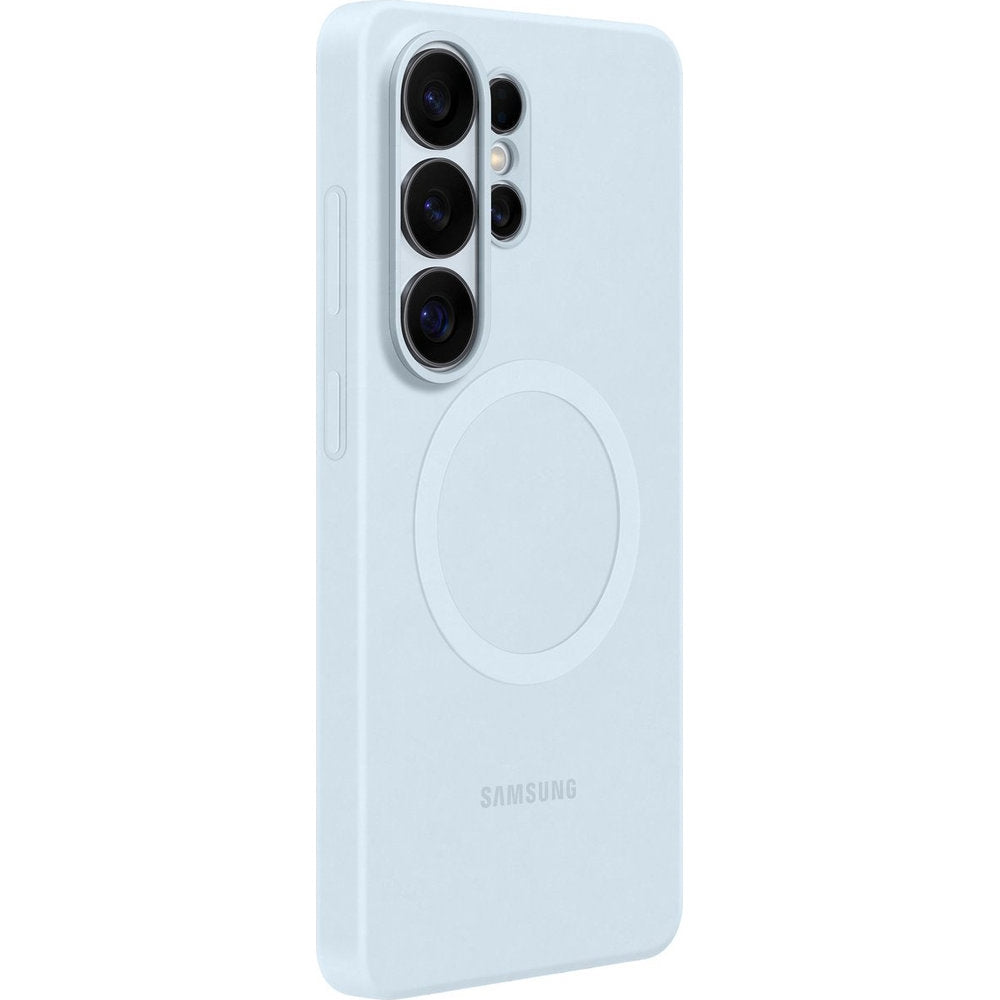 Handyhülle für Galaxy S26 Ultra, Samsung Silicone Magnet Case mit MagSafe, hellblau