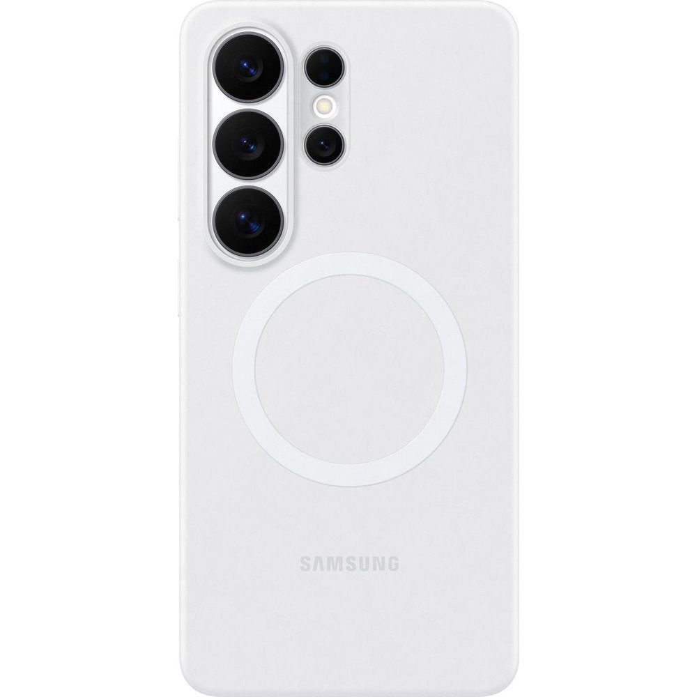 Handyhülle für Galaxy S26 Ultra, Samsung Silicone Magnet Case mit MagSafe, Weiß