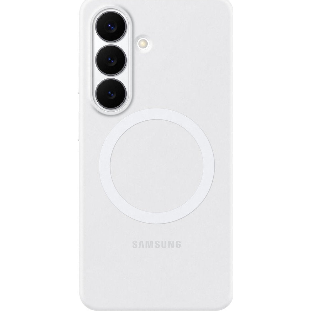 Handyhülle für Galaxy S26, Samsung Silicone Magnet Case mit MagSafe, Weiß
