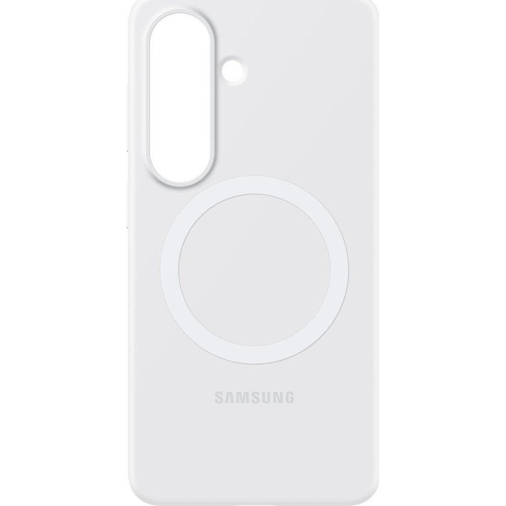 Handyhülle für Galaxy S26, Samsung Silicone Magnet Case mit MagSafe, Weiß