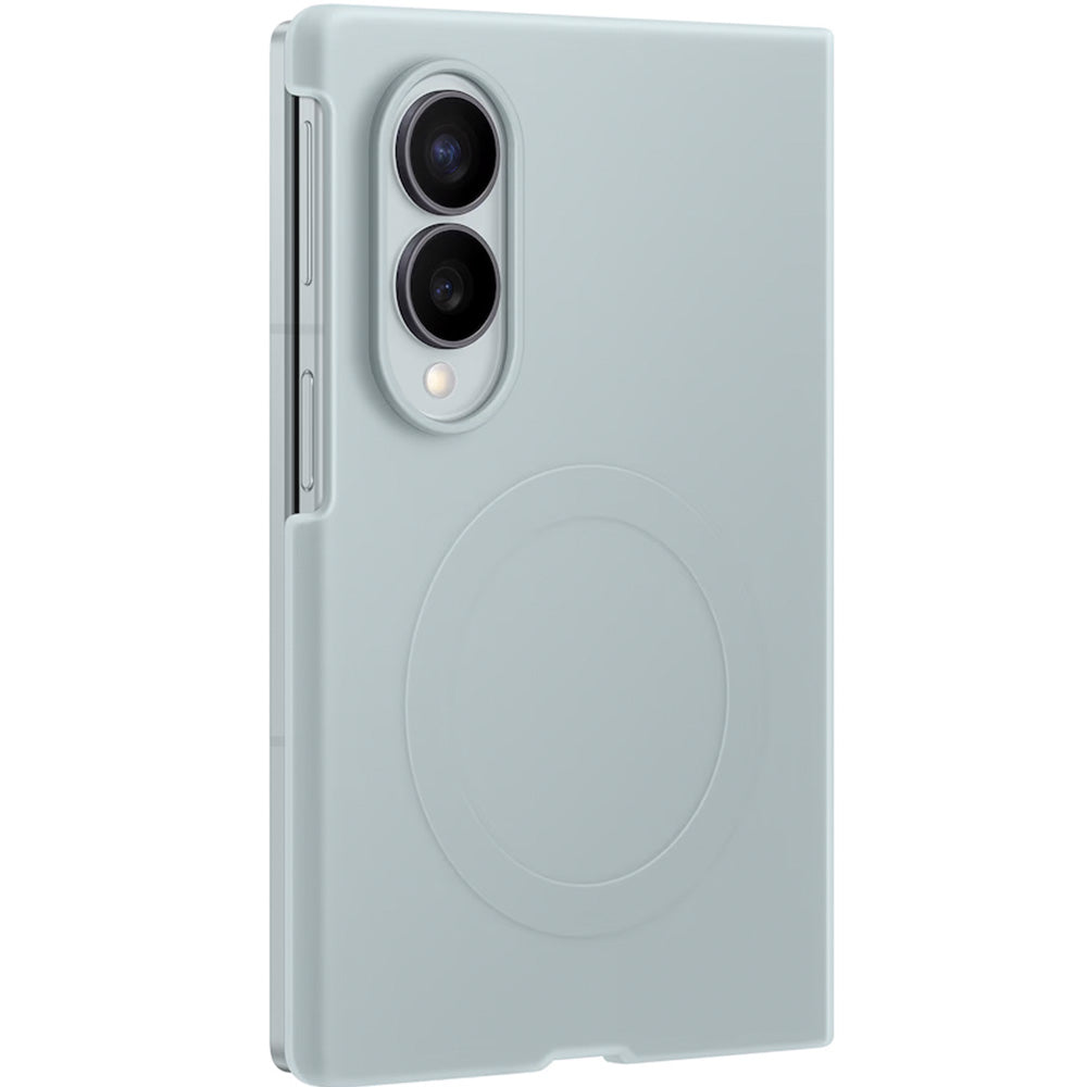 Handyhülle und 2x Anti-Reflexionsfolie für Galaxy Z Fold8, Samsung Silicone Magnet Case mit MagSafe, Grün