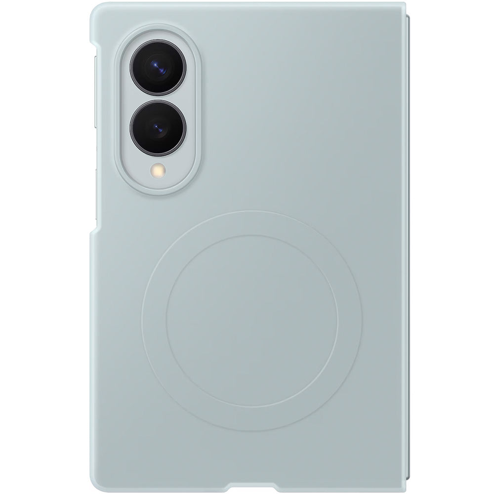 Handyhülle und 2x Anti-Reflexionsfolie für Galaxy Z Fold8, Samsung Silicone Magnet Case mit MagSafe, Grün