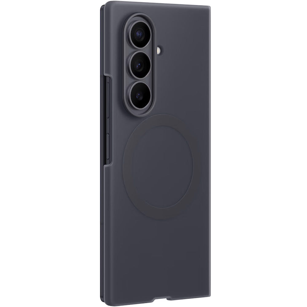 Handyhülle und 2x Anti-Reflexionsfolie für Galaxy Z Fold8 Ultra, Samsung Silicone Magnet Case mit MagSafe, Graphit