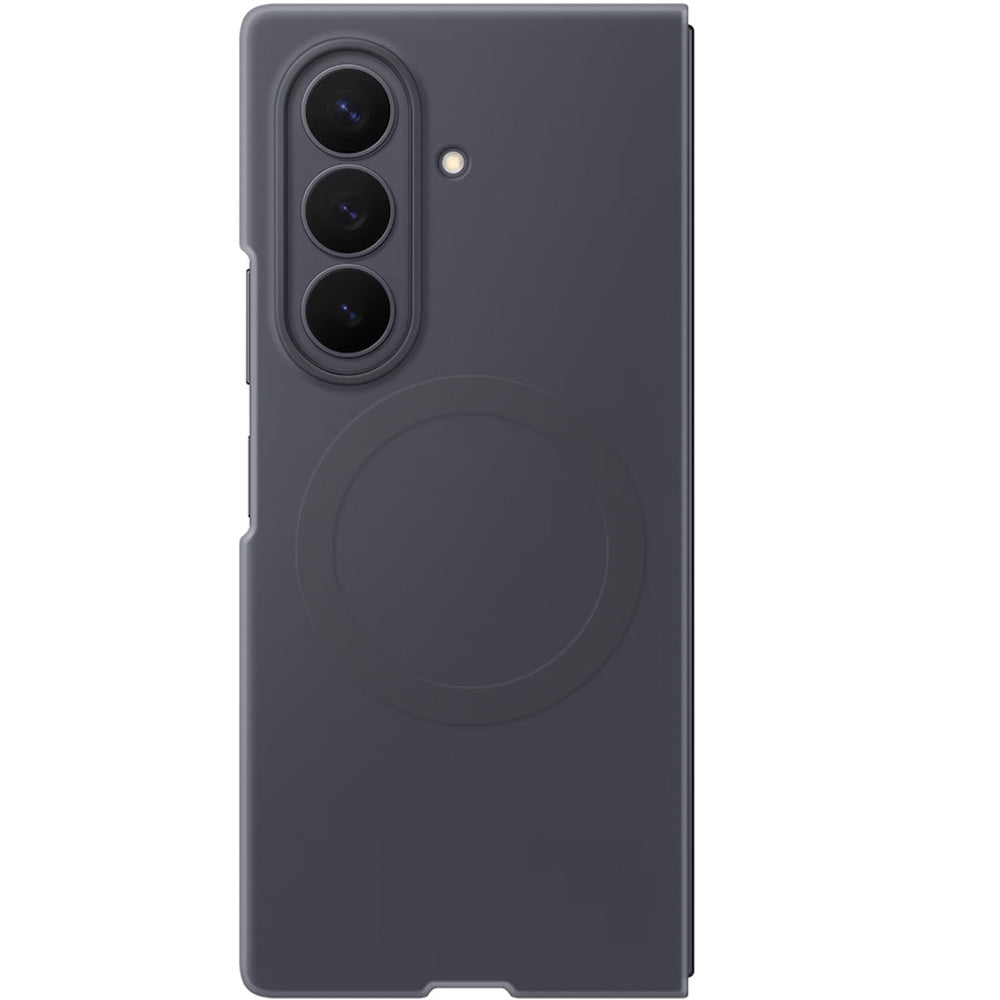 Handyhülle und 2x Anti-Reflexionsfolie für Galaxy Z Fold8 Ultra, Samsung Silicone Magnet Case mit MagSafe, Graphit