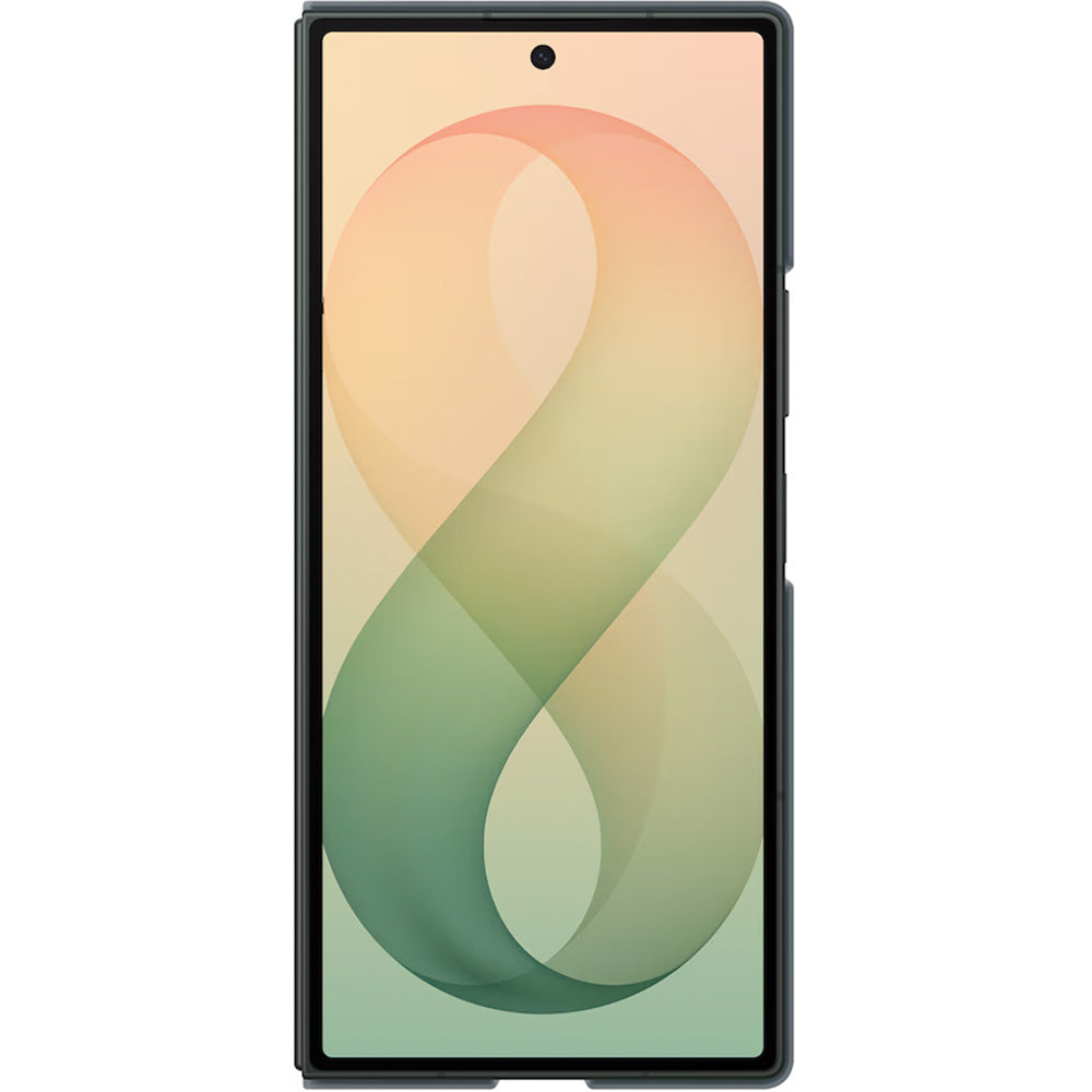 Handyhülle und 2x Anti-Reflexionsfolie für Galaxy Z Fold8 Ultra, Samsung Silicone Magnet Case mit MagSafe, Dunkelgrün