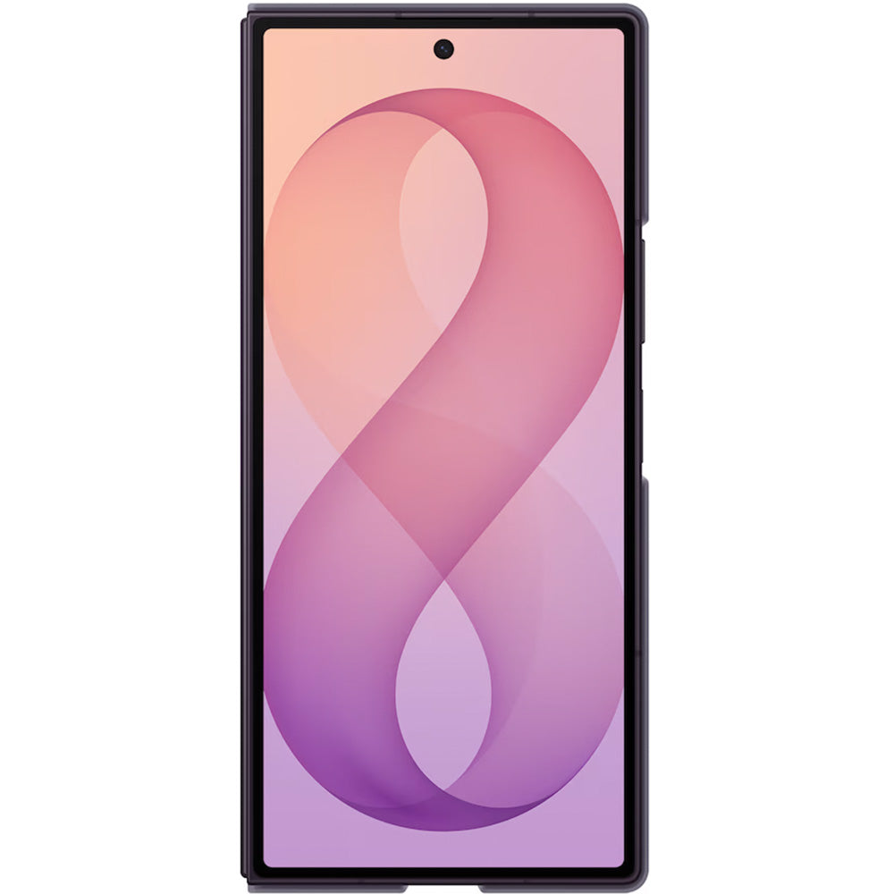 Handyhülle und 2x Anti-Reflexionsfolie für Galaxy Z Fold8 Ultra, Samsung Silicone Magnet Case mit MagSafe, Violett