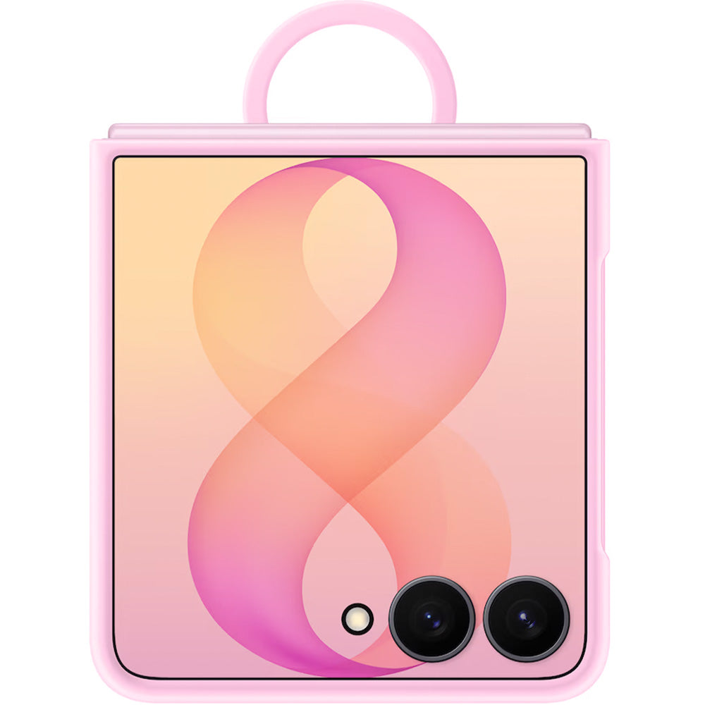 Handyhülle für Galaxy Z Flip8, Samsung Silicone Ring Magnet Case für MagSafe, Rosa