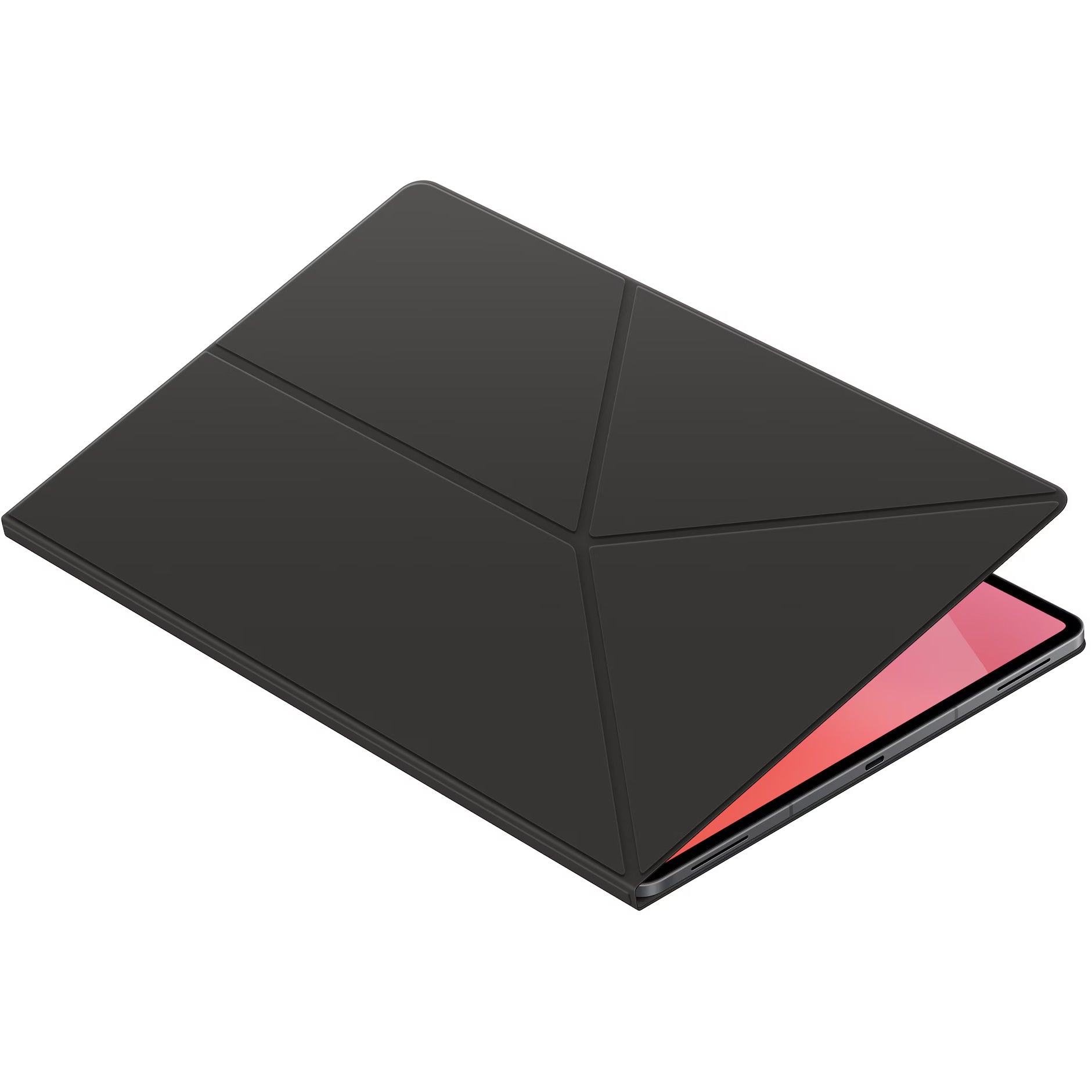 Schutzhülle für Galaxy Tab S11 Ultra, Samsung Smart Book Cover, Schwarz