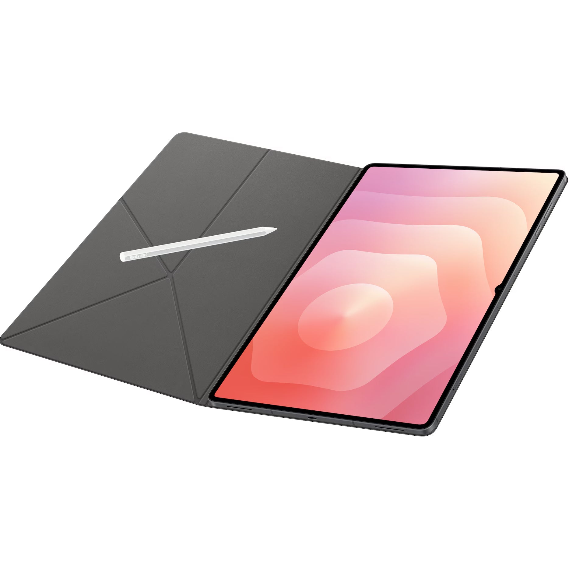 Schutzhülle für Galaxy Tab S11 Ultra, Samsung Smart Book Cover, Schwarz