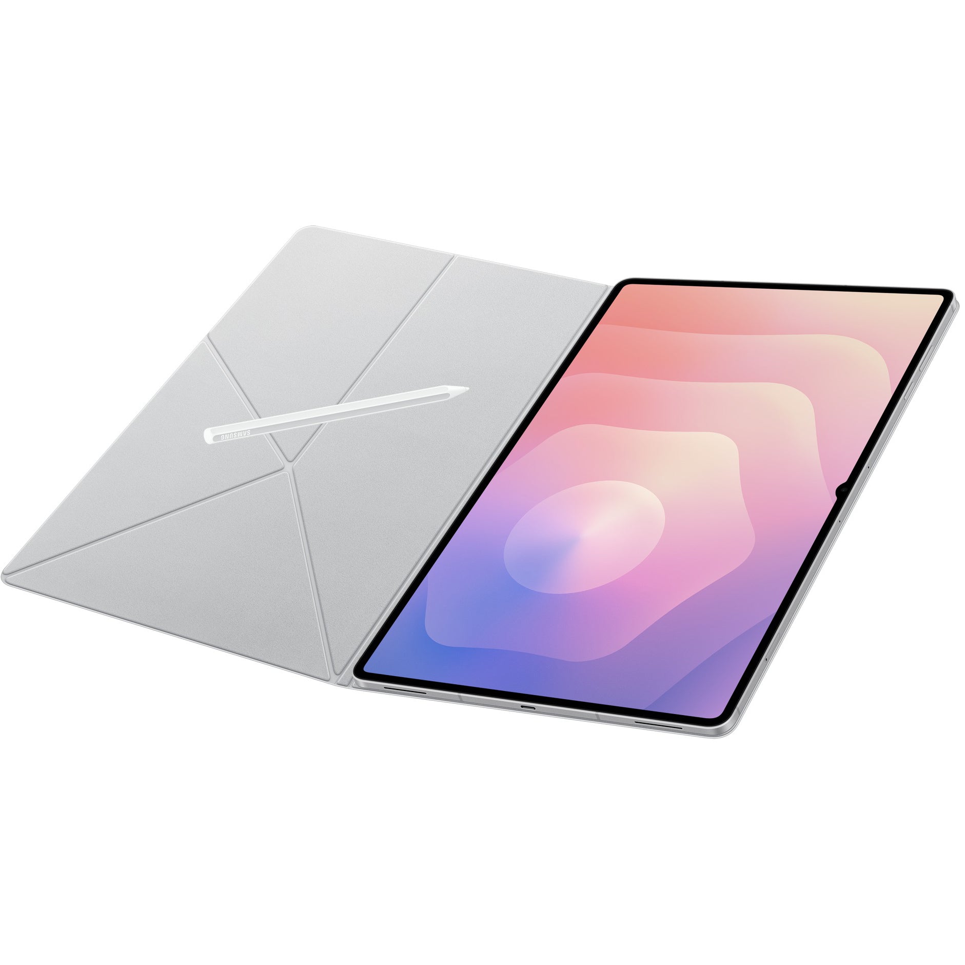 Schutzhülle für Galaxy Tab S11 Ultra, Samsung Smart Book Cover, Weiß