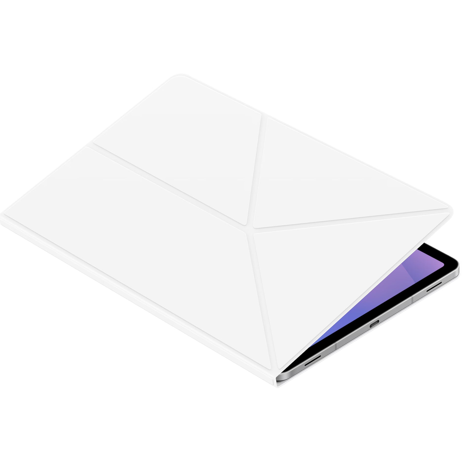 Schutzhülle für Galaxy Tab S11, Samsung Smart Book Cover, Weiß