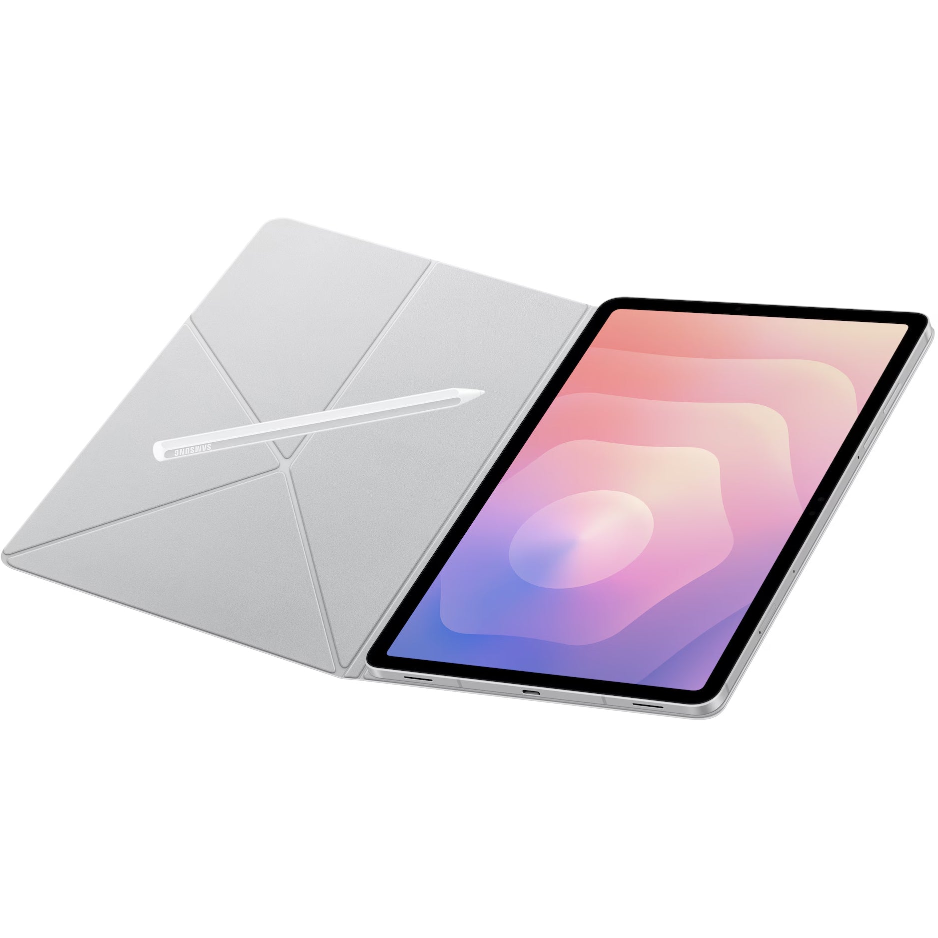 Schutzhülle für Galaxy Tab S11, Samsung Smart Book Cover, Weiß