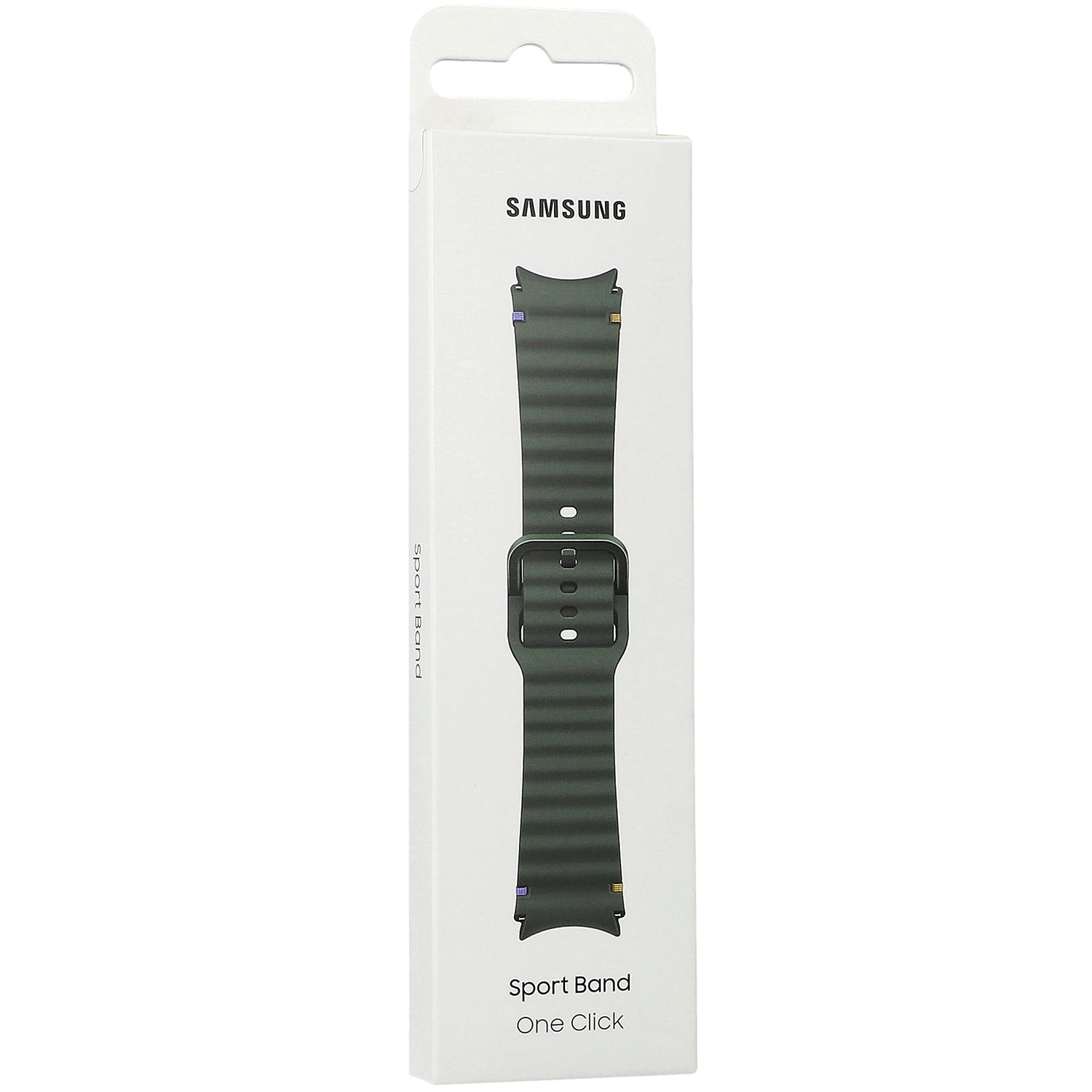 Armband für Galaxy Watch 4/4 Classic/5/5 Pro/6/6 Classic/7/FE, Samsung Sport Band, M/L, Grün