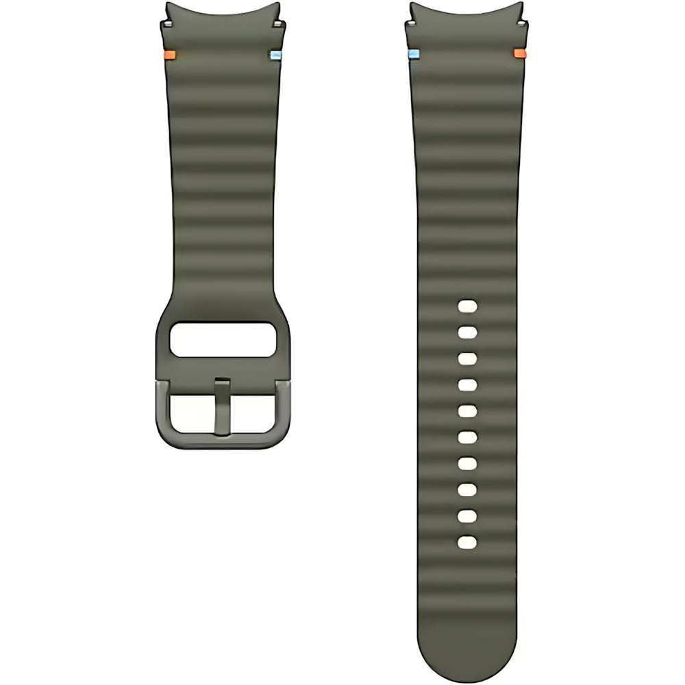 Armband für Galaxy Watch 4/4 Classic/5/5 Pro/6/6 Classic/7/FE, Samsung Sport Band, M/L, Grün
