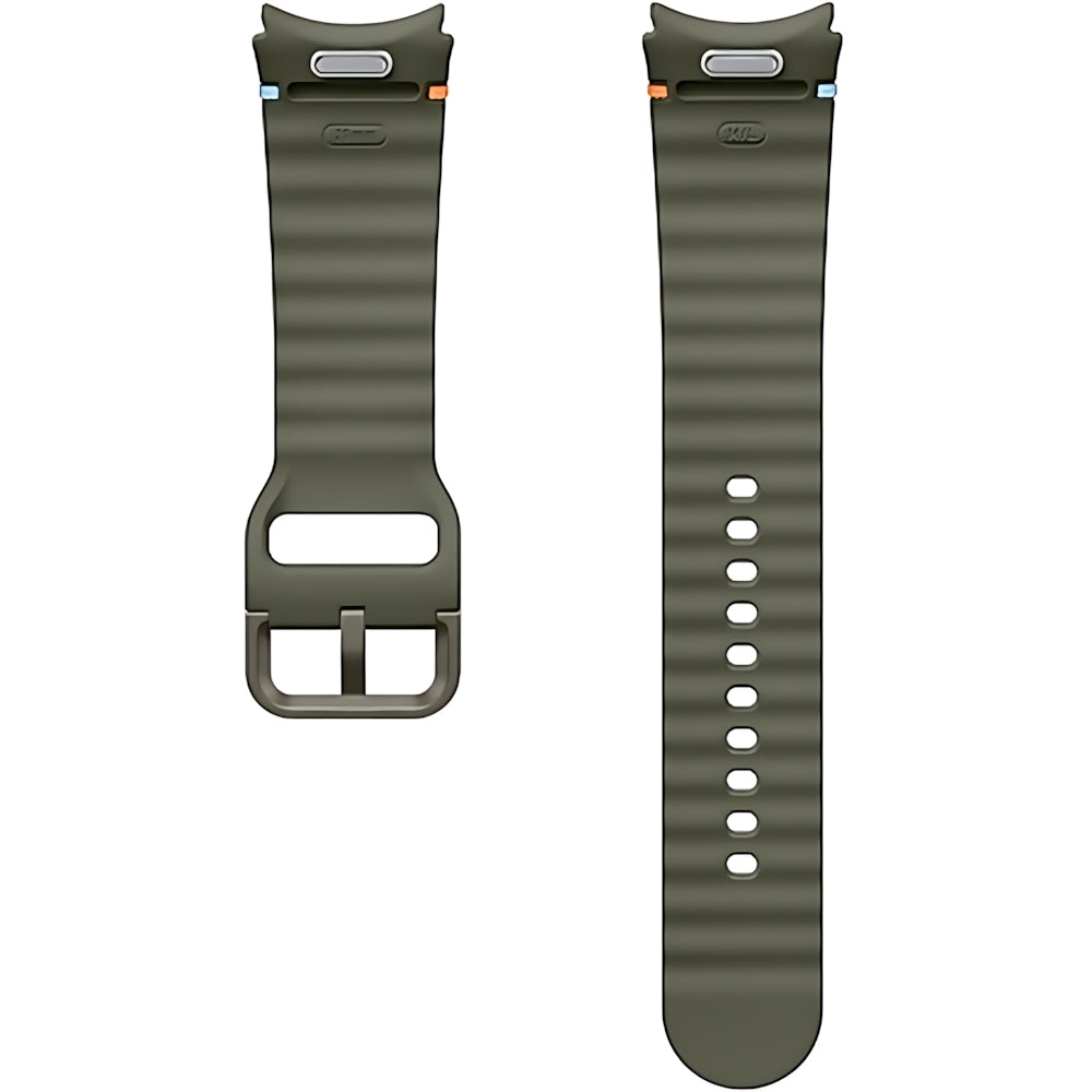 Armband für Galaxy Watch 4/4 Classic/5/5 Pro/6/6 Classic/7/FE, Samsung Sport Band, M/L, Grün