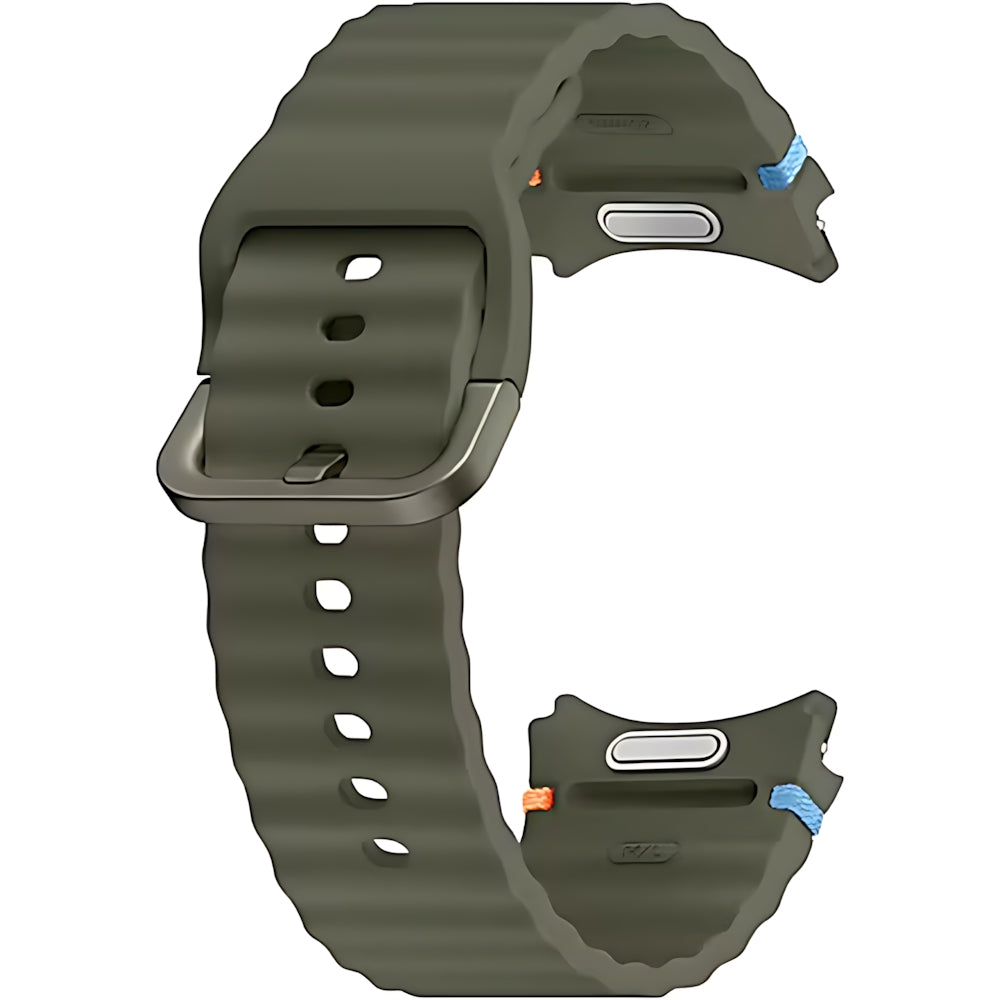 Armband für Galaxy Watch 4/4 Classic/5/5 Pro/6/6 Classic/7/FE, Samsung Sport Band, M/L, Grün