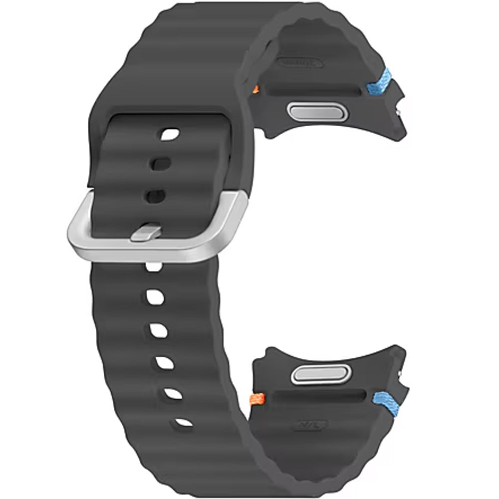 Armband für Galaxy Watch 7/FE/6/6 Classic/5 Pro/5/4/4 Classic, Samsung Sport Band, M/L, Dunkelgrau