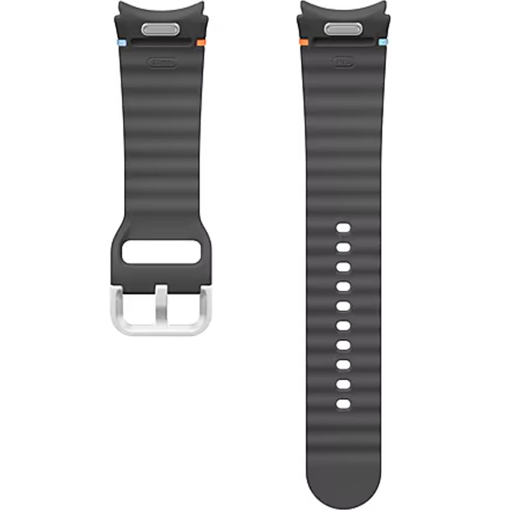 Armband für Galaxy Watch 7/FE/6/6 Classic/5 Pro/5/4/4 Classic, Samsung Sport Band, M/L, Dunkelgrau