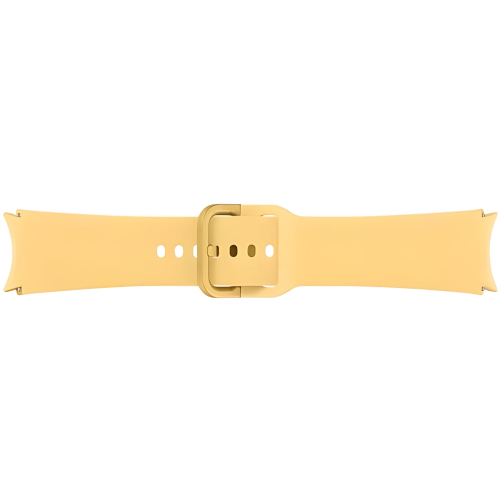 Armband für Galaxy Watch 7/FE/6/6 Classic/5 Pro/5/4/4 Classic, Samsung Sport Band, S/M, Gelb
