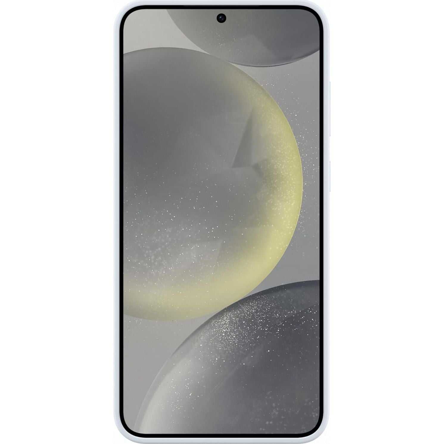 Schutzhülle für Galaxy S24 Plus, Samsung Silicone Standing Grip Case, Hellblau