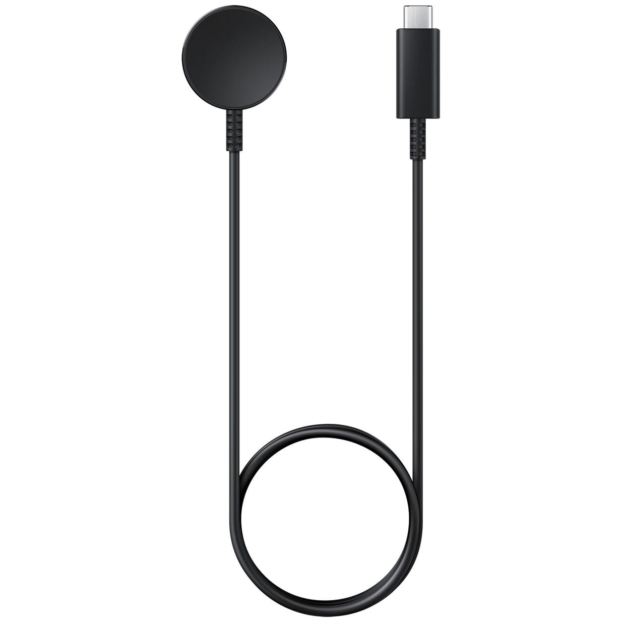Induktives Ladegerät für Galaxy Watch 3 / 4 / 5, Galaxy Active / Active 2, Samsung Fast Charger, Schwarz