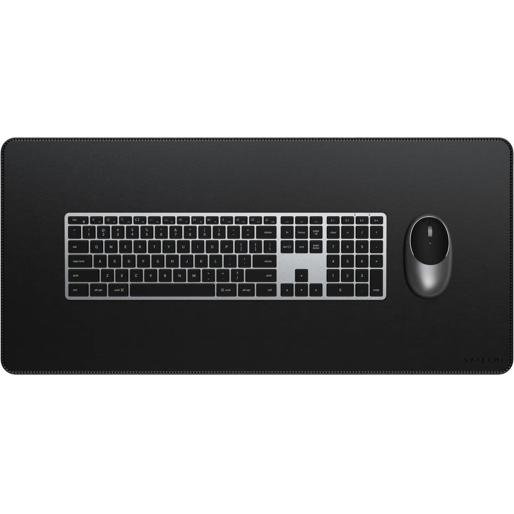 Schreibtischunterlage aus veganem Leder, Satechi Premium Desk Mat, Schwarz