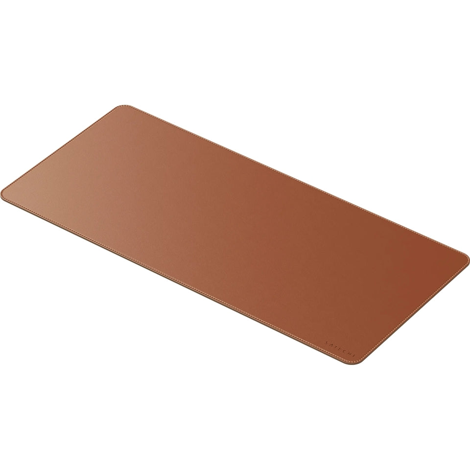 Schreibtischunterlage aus veganem Leder, Satechi Premium Desk Mat, Braun