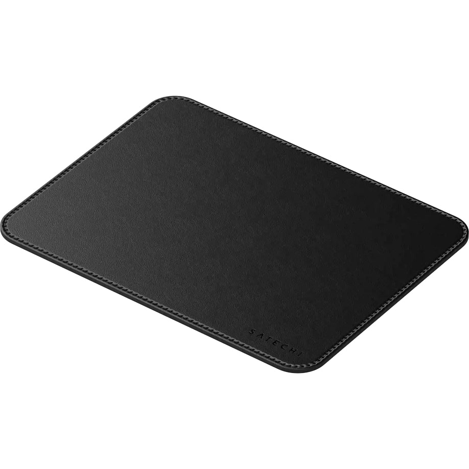 Mauspad aus veganem Leder für den Schreibtisch, Satechi Premium Mouse Pad, Schwarz
