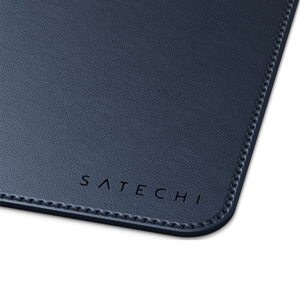 Schreibtischunterlage aus veganem Leder, Satechi Premium Desk Mat, Blau