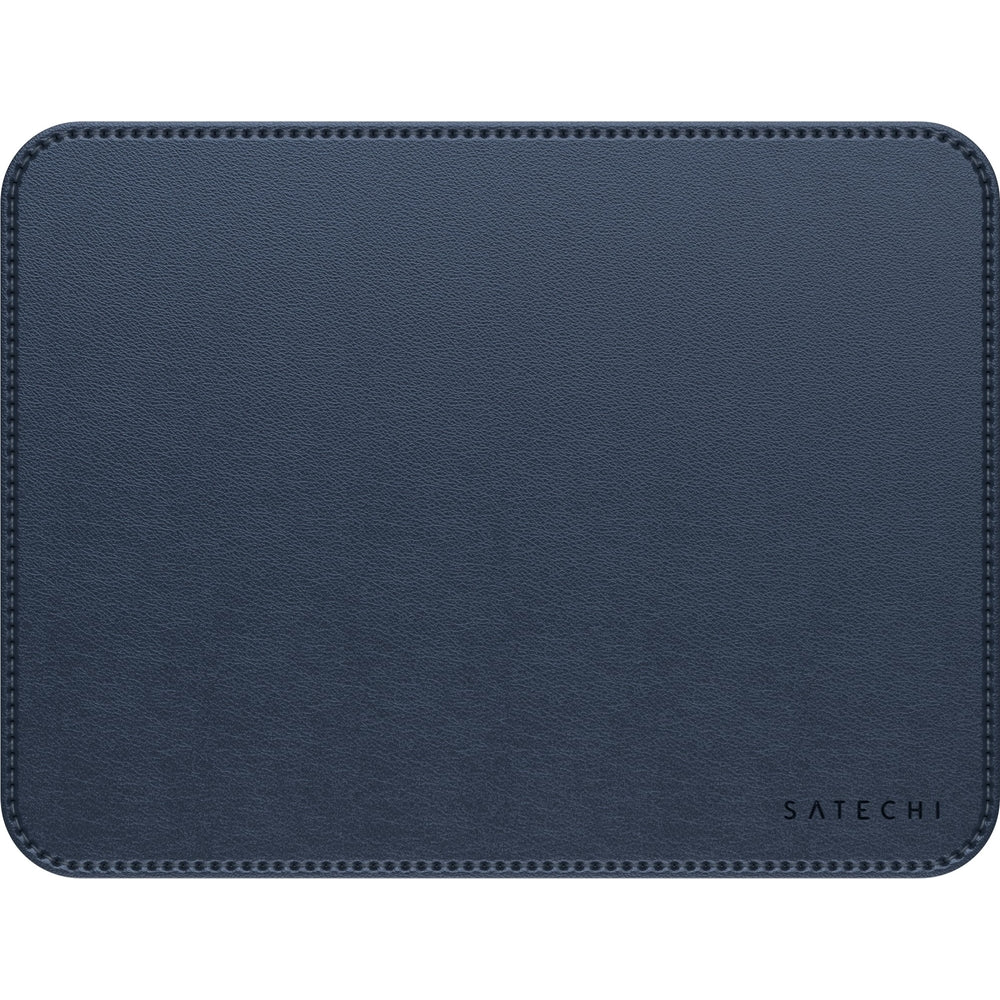 Mauspad aus veganem Leder für den Schreibtisch, Satechi Premium Mouse Pad, Blau