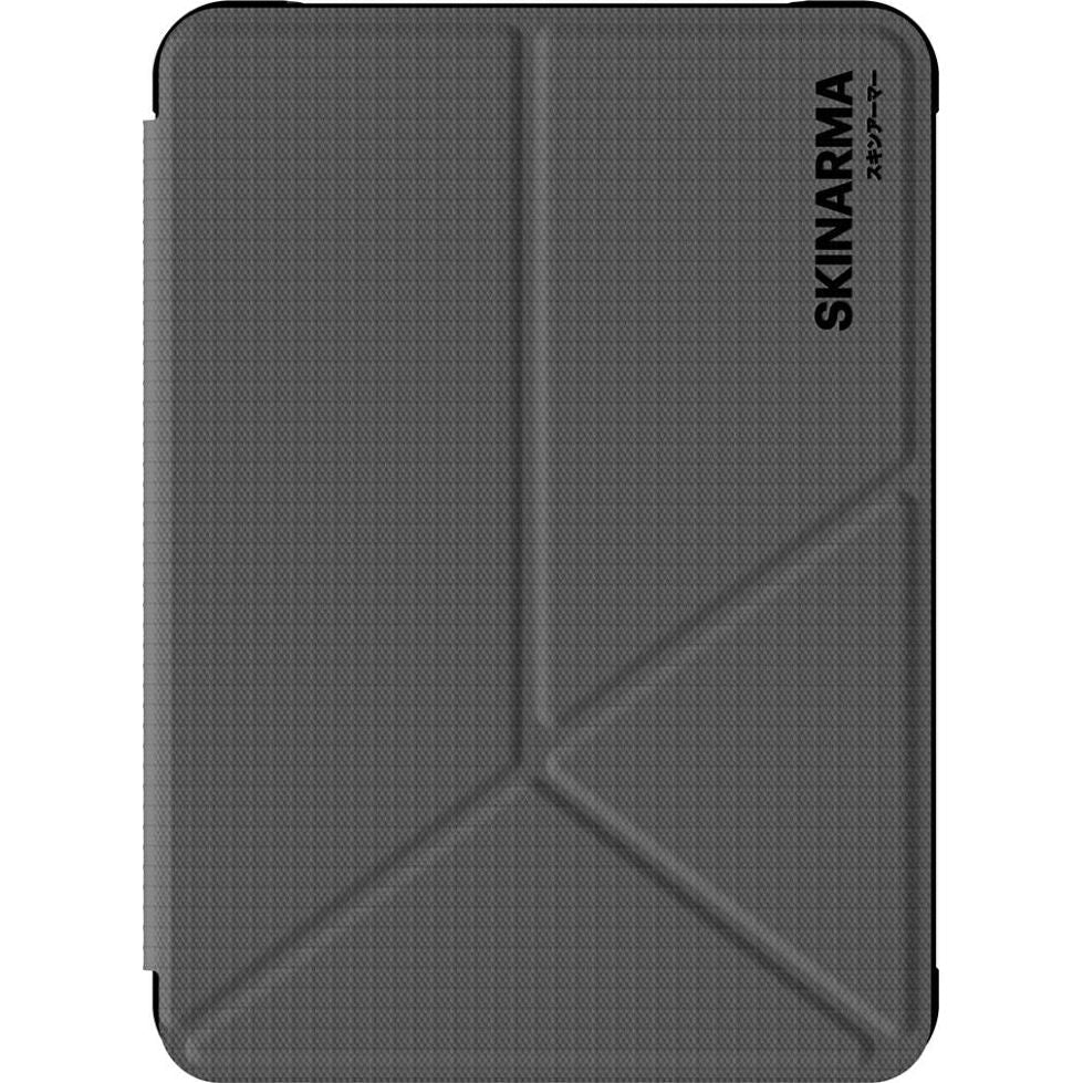 Hülle mit Klappe für Amazon Kindle 11, Skinarma Trax, Dunkelgrau