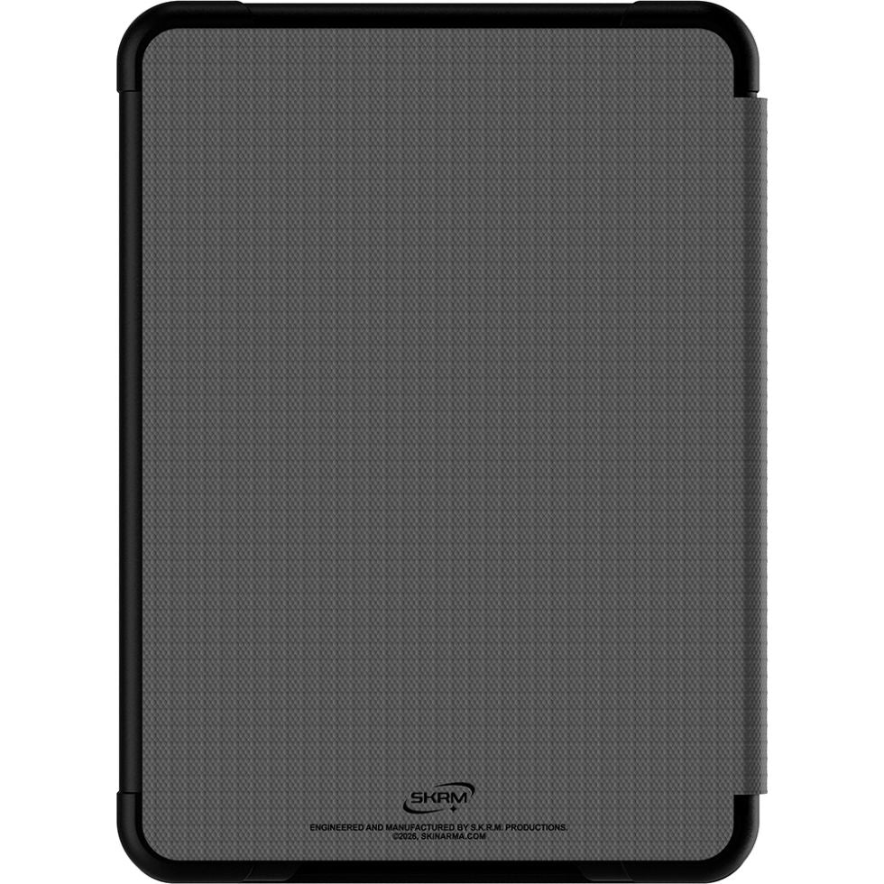 Hülle mit Klappe für Amazon Kindle 11, Skinarma Trax, Dunkelgrau