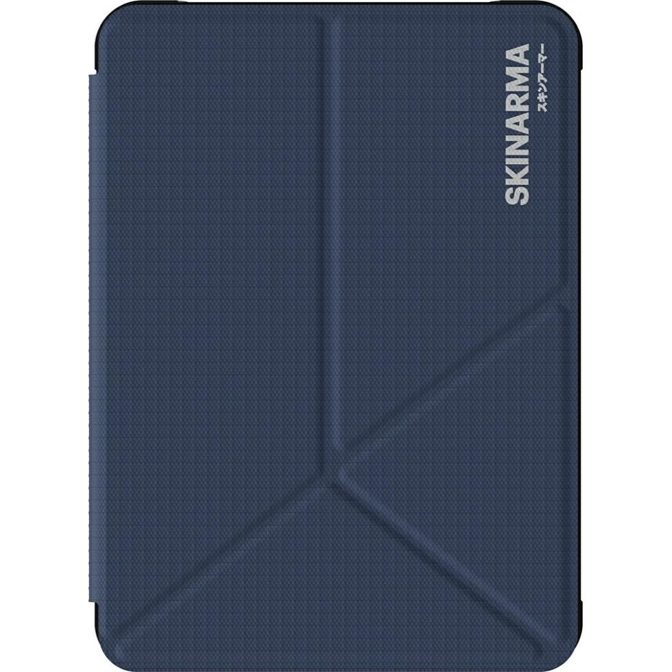 Hülle mit Klappe für Amazon Kindle Paperwhite 12, Skinarma Trax, Dunkelblau