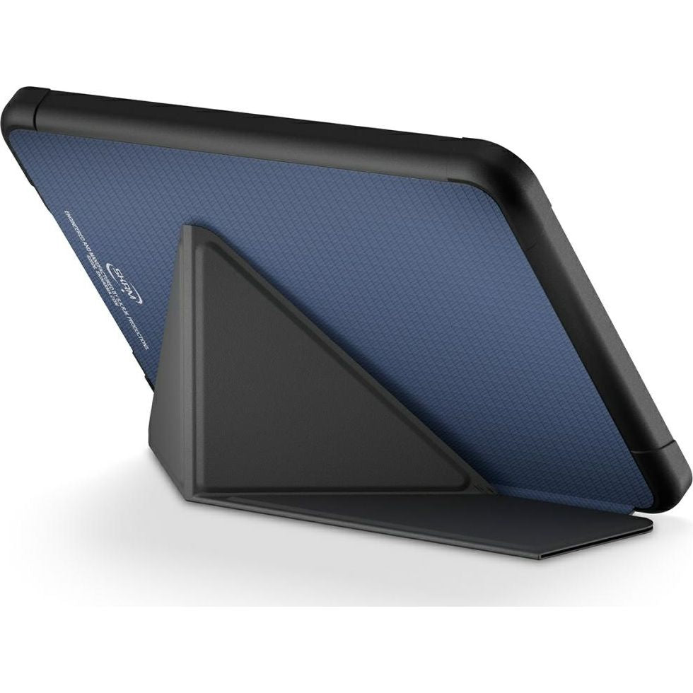 Hülle mit Klappe für Amazon Kindle Paperwhite 12, Skinarma Trax, Dunkelblau