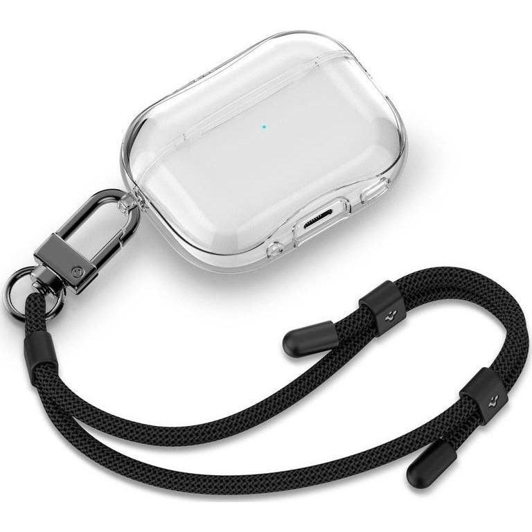 Schlüsselband für das Handgelenk, Spigen Wrist Strap + ConTag, Schwarz