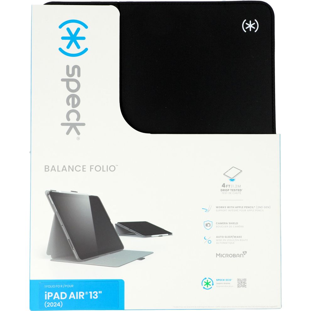 Schutzhülle für iPad Air 13" M4/M3/M2, Speck Balance Folio, Schwarz