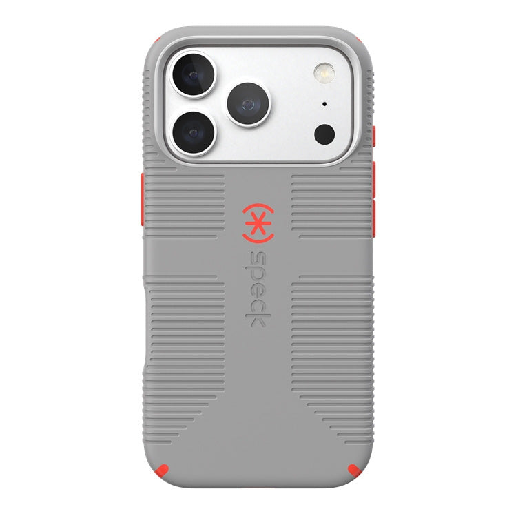 Handyhülle für iPhone 18 Pro Max / 17 Pro Max, Speck Candyshell Grip mit MagSafe, Grau (1/9)