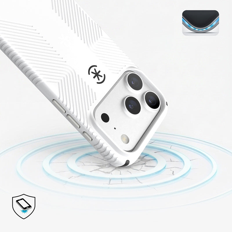 Handyhülle für iPhone 18 Pro / 17 Pro, Speck Candyshell Icon mit MagSafe, Weiß (7/9)