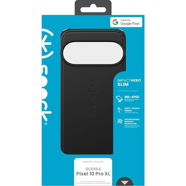 Handyhülle für Google Pixel 10 Pro XL, Speck ImpactHero Grip, Schwarz