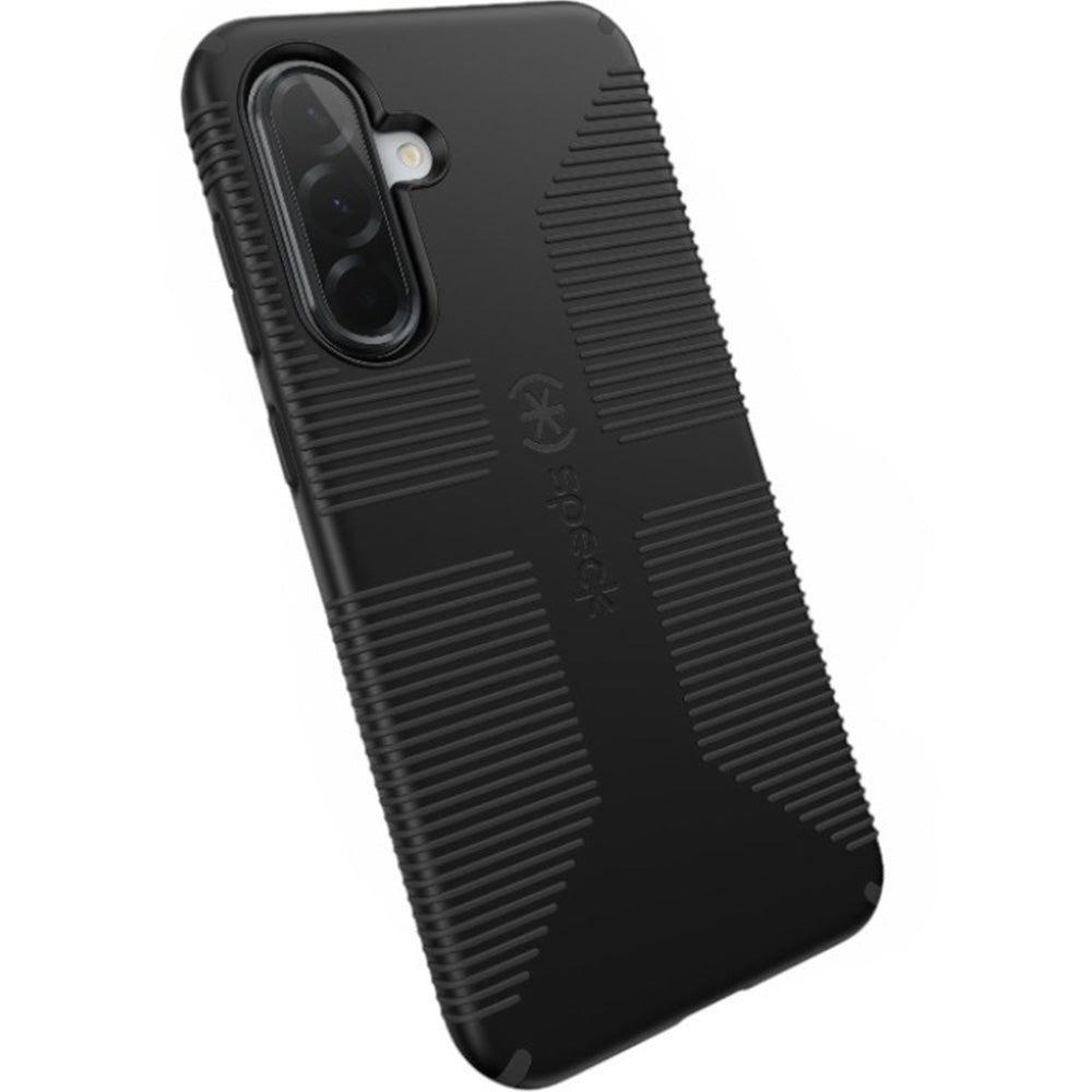 Handyhülle für Samsung Galaxy A56 5G / A36 5G, Speck ImpactHero Grip, Schwarz