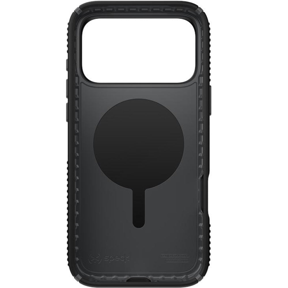 Handyhülle für iPhone 17 Pro Max, Speck Presidio2 Grip mit MagSafe, Schwarz