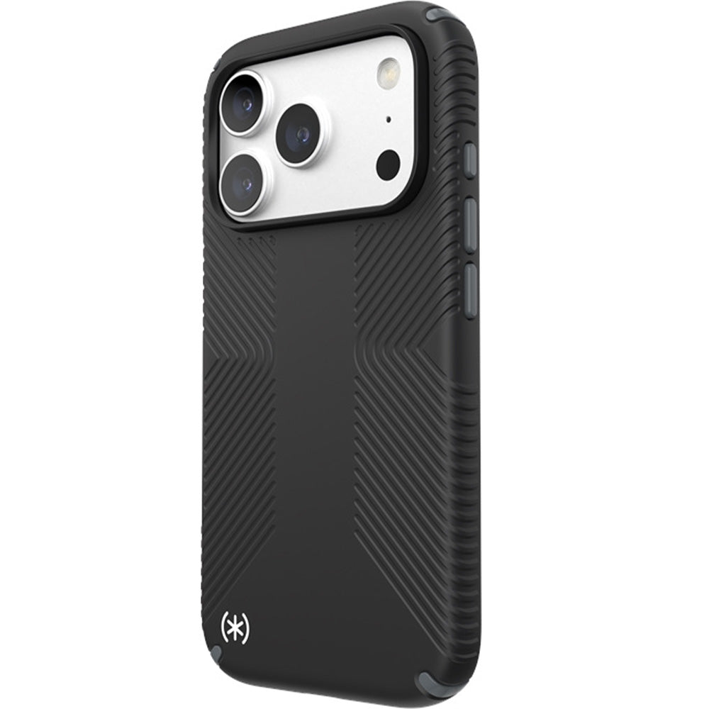 Handyhülle für iPhone 18 Pro / 17 Pro, Speck Presidio2 Grip mit MagSafe, Schwarz (2/9)
