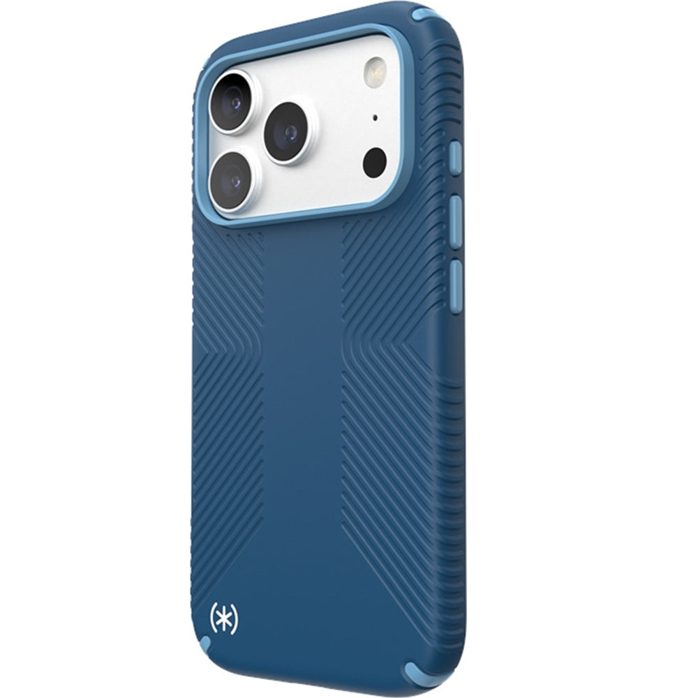 Handyhülle für iPhone 18 Pro / 17 Pro, Speck Presidio2 Grip mit MagSafe, Blau (2/9)