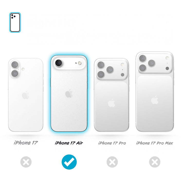 Handyhülle für iPhone Air, Speck Presidio Perfect-Clear, Transparent