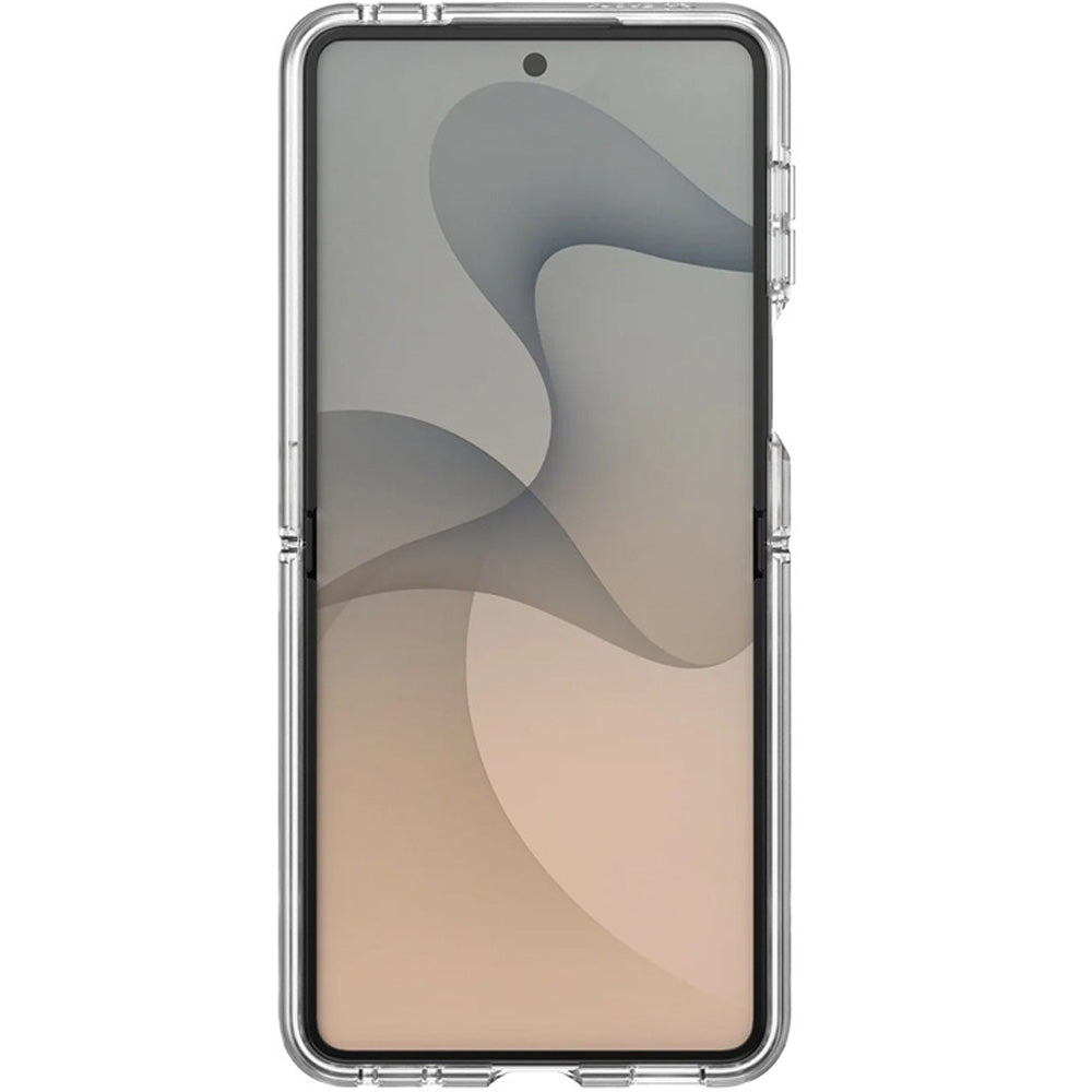 Handyhülle für Galaxy Z Flip8, Speck Presidio Perfect-Clear Fold mit MagSafe, Transparent-Grau (10/11)