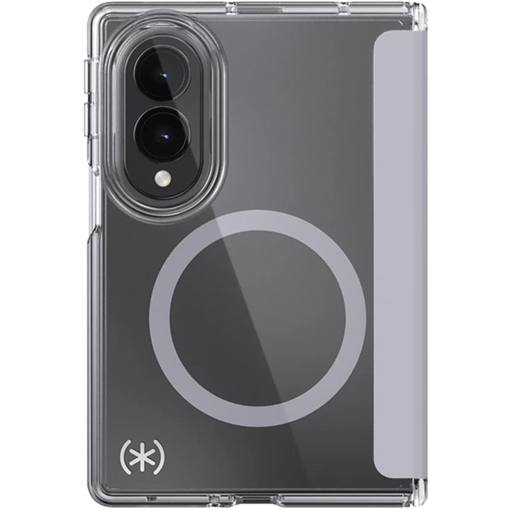 Handyhülle für Galaxy Z Fold8, Speck Presidio Perfect-Clear Fold mit MagSafe, Transparent-Grau (1/12)