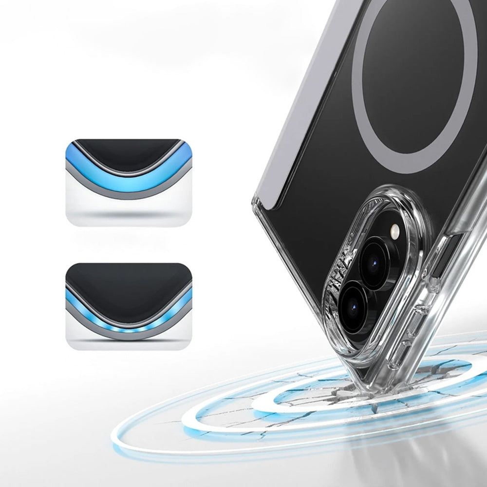Handyhülle für Galaxy Z Fold8, Speck Presidio Perfect-Clear Fold mit MagSafe, Transparent-Grau (3/12)