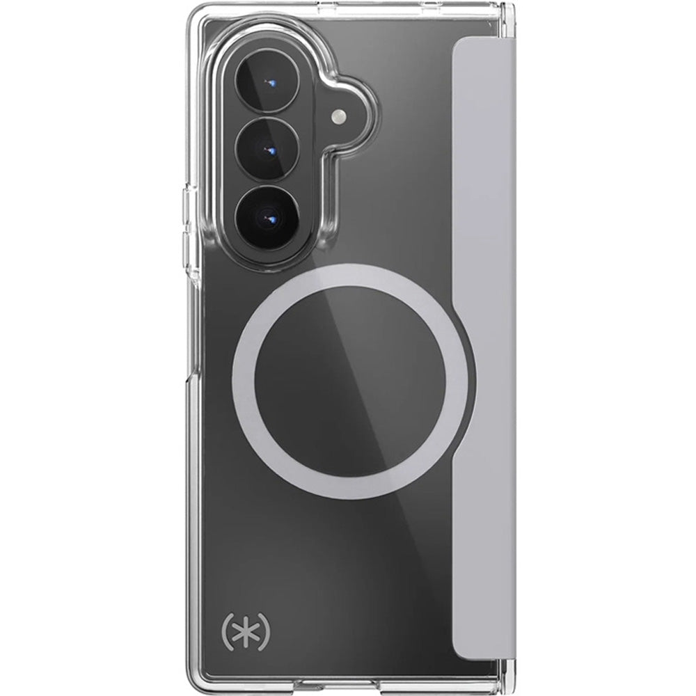 Handyhülle für Galaxy Z Fold8 Ultra / Fold7, Speck Presidio Perfect-Clear Fold mit MagSafe, Transparent-Grau (1/12)